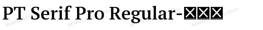 PT Serif Pro Regular字体转换